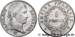 5 francs Napoléon Empereur, Empire français 1809 Lille F.307/13