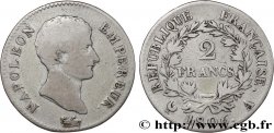 2 francs Napoléon Empereur, Calendrier grégorien 1806 Paris F.252/1