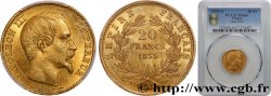 20 francs or Napoléon III, tête nue 1853 Paris F.531/1