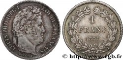 1 franc Louis-Philippe, couronne de chêne 1837 Paris F.210/55