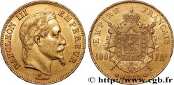 100 francs or Napoléon III tête laurée 1862 Strasbourg F.551/2