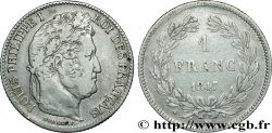 1 franc Louis-Philippe, couronne de chêne 1847 Strasbourg F.210/111