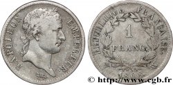 1 franc Napoléon Ier tête laurée, République française 1808 Lille F.204/15