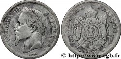2 francs Napoléon III, tête laurée 1869 Paris F.263/9
