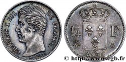 1/4 franc Charles X 1825 Paris F.164/1