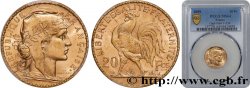 20 francs or Coq, Dieu protège la France 1899 Paris F.534/2