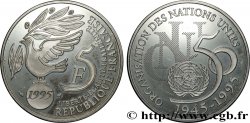 Belle Épreuve 5 francs Cinquantenaire de l’ONU 1995 Paris F5.1203 2