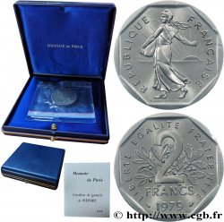 Piéfort nickel de 2 francs Semeuse 1979 Pessac GEM.123 P1