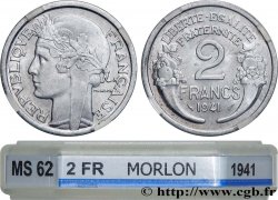 2 francs Morlon, aluminium 1941  F.269/2