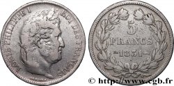 5 francs Ier type Domard, tranche en relief 1831 Strasbourg F.320/3