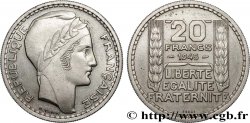 Essai de 20 francs Turin en cupro-nickel 1945 Paris GEM.206 1