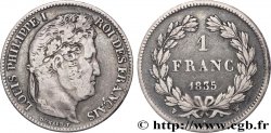 1 franc Louis-Philippe, couronne de chêne 1835 Lille F.210/49