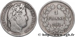 1 franc Louis-Philippe, couronne de chêne 1842 Paris F.210/85