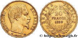 20 francs or Napoléon III, tête nue 1859 Strasbourg F.531/16