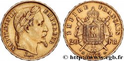 20 francs or Napoléon III, tête laurée 1869 Strasbourg F.532/21 TTB 