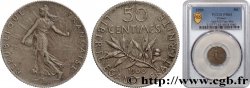 50 centimes Semeuse, flan mat 1900  F.190/7 SPL63 PCGS
