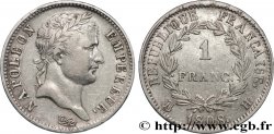 1 franc Napoléon Ier tête laurée, République française 1808 La Rochelle F.204/6