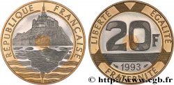 20 francs Mont Saint-Michel, Belle Épreuve 1993 Pessac F.403/7 var.