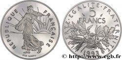 5 francs Semeuse, nickel, Belle Épreuve 1993 Pessac F.341/27 var.