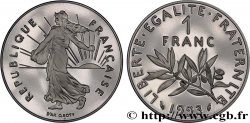 1 franc Semeuse, nickel, Belle Épreuve 1993 Pessac F.226/40 var.