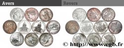 Lot de 10 pièces de 100 francs commémoratives - - F.-/