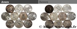Lot de 10 pièces de 100 francs commémoratives - - F.-/