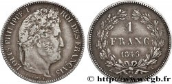 1 franc Louis-Philippe, couronne de chêne 1846 Paris F.210/105