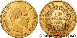 10 francs or Napoléon III, tête nue 1860 Paris F.506/9