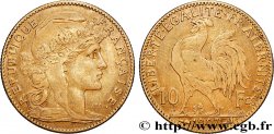 10 francs or Coq 1907 Paris F.509/8