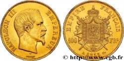 100 francs or Napoléon III, tête nue 1855 Paris F.550/1