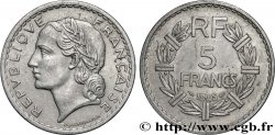 5 francs Lavrillier, aluminium 1945 Beaumont-Le-Roger F.339/4