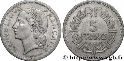5 francs Lavrillier, aluminium 1945 Beaumont-Le-Roger F.339/4