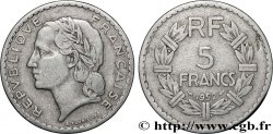 5 francs Lavrillier, aluminium 1952  F.339/22
