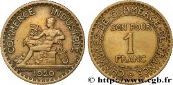 1 franc Chambres de Commerce 1920 Paris F.218/2