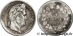 1/4 franc Louis-Philippe 1842 Paris F.166/89