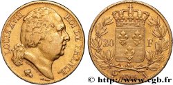 20 francs or Louis XVIII, tête nue 1819 Paris F.519/15