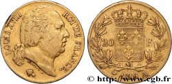 20 francs or Louis XVIII, tête nue 1819 Paris F.519/15