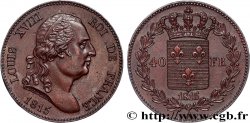Essai de 40 francs par Tiolier 1815 Paris Maz.723 a