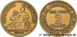 2 francs Chambres de Commerce 1926  F.267/8