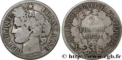 2 francs Cérès, avec légende 1871 Paris F.265/3