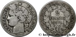 2 francs Cérès, avec légende 1871 Paris F.265/5