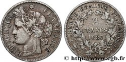 2 francs Cérès, avec légende 1887 Paris F.265/13
