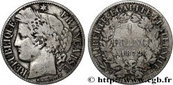 1 franc Cérès, IIIe République 1872 Bordeaux F.216/6