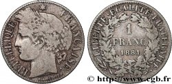 1 franc Cérès, Troisième République 1881 Paris F.216/8