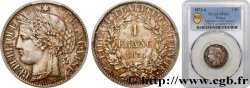 1 franc Cérès, IIIe République, grand A 1871 Paris F.216/1
