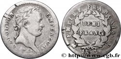 Demi-franc Napoléon Ier tête laurée, Empire français 1813 Bordeaux F.178/55