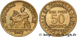 50 centimes Chambres de Commerce 1927 Paris F.191/9