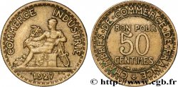 50 centimes Chambres de Commerce 1927 Paris F.191/9