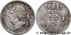 1/4 franc Louis XVIII 1821 Paris F.163/20