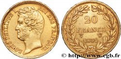 20 francs or Louis-Philippe, Tiolier, tranche inscrite en relief 1831 Lille F.525/5